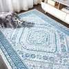 Jonathany Modern Persian MDP501C Blue/White Area Rug 5 ft. X 8 ft. Rectangle
