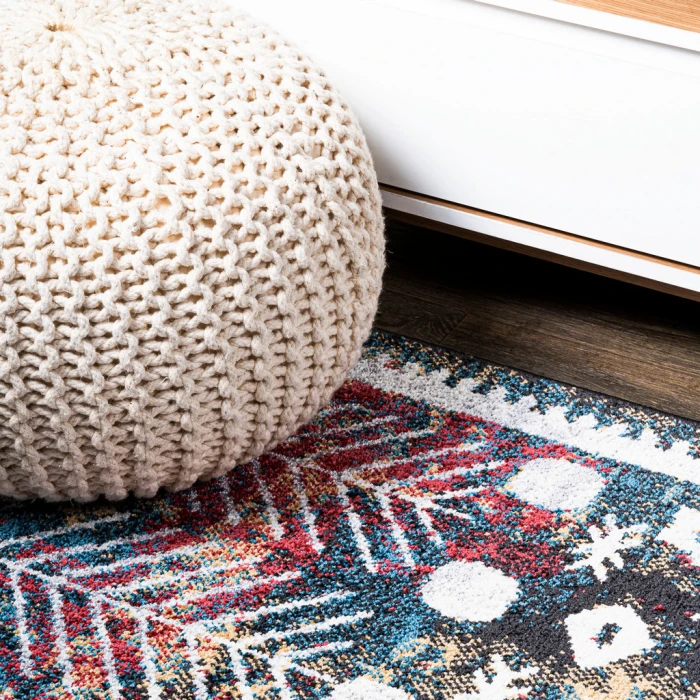 Dhiya Distressed Kilim Multi 2 ft. x 8 ft. Runner Rug