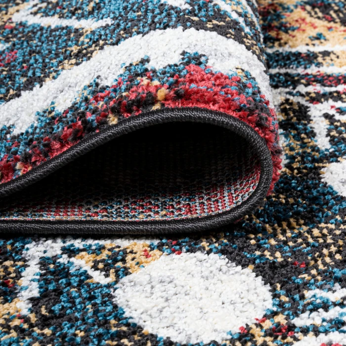 Dhiya Distressed Kilim Multi 2 ft. x 8 ft. Runner Rug
