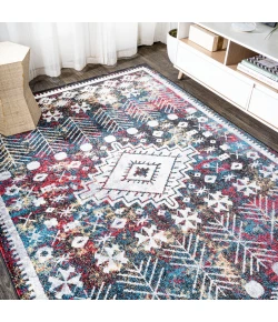 Jonathany Modern Persian MDP502A Multi Area Rug 7 ft. 8 in. X 10 ft. Rectangle