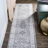 Jonathany Modern Persian MDP503A Gray/Ivory Area Rug 2 ft. X 10 ft. Runner