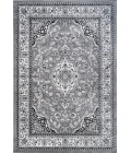 Palmette Modern Persian Floral Gray/Ivory 8 ft. x 10 ft. Area Rug