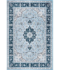 Jonathany Modern Persian MDP503E Blue/Navy Area Rug 7 ft. 8 in. X 10 ft. Rectangle