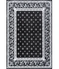 Acanthus French Border Black/Gray 5 ft. x 8 ft. Area Rug