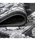 Acanthus French Border Black/Gray 5 ft. x 8 ft. Area Rug