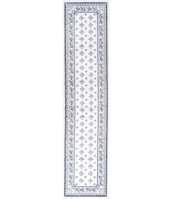 Jonathany Modern Persian MDP504B Cream/Light Gray Area Rug 2 ft. X 8 ft. Runner