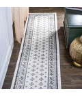Acanthus French Border Cream/Light Gray 2 ft. x 8 ft. Runner Rug