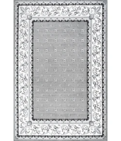 Jonathany Modern Persian MDP504D Gray/Cream Area Rug 5 ft. 3 in. X 7 ft. 6 in. Rectangle