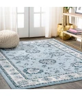 Cherie French Cottage Blue/Cream 8 ft. x 10 ft. Area Rug