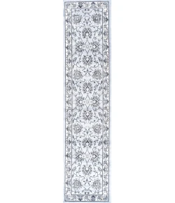 Jonathany Modern Persian MDP505C Light Gray/Cream Area Rug 2 ft. X 10 ft. Runner