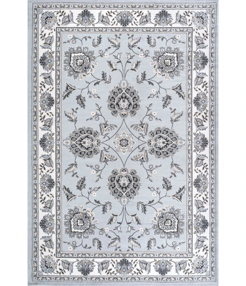 Cherie French Cottage Light Gray/Cream 8 ft. x 10 ft. Area Rug