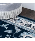 Cherie French Cottage Navy/Ivory 5 ft. x 8 ft. Area Rug