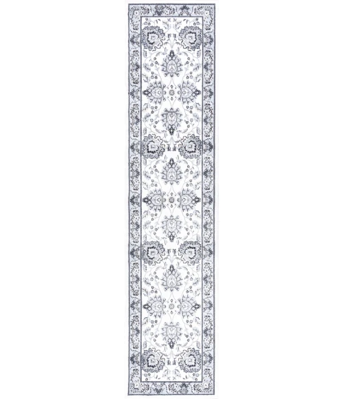 Cherie French Cottage Cream/Light Gray 2 ft. x 10 ft. Runner Rug