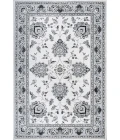 Cherie French Cottage Cream/Light Gray 3 ft. x 5 ft. Area Rug