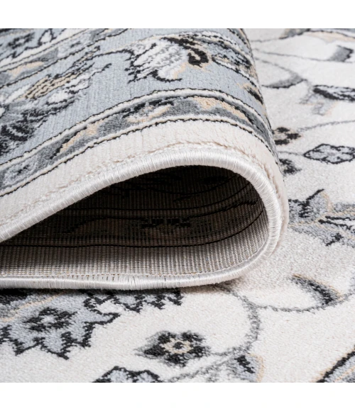 Cherie French Cottage Cream/Light Gray 2 ft. x 10 ft. Runner Rug