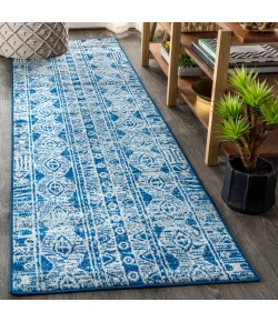Jonathany Moroccan Hype MOH100A Blue/Gray Area Rug 2 ft. 3 in. X 8 ft. Runner
