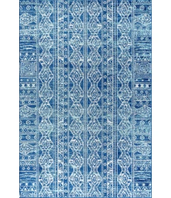 Jonathany Moroccan Hype MOH100A Blue/Gray Area Rug 4 ft. X 6 ft. Rectangle