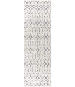 Jonathany Moroccan Hype MOH101B Cream/Gray Area Rug 2 ft. 3 in. X 10 ft. Runner