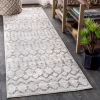 Jonathany Moroccan Hype MOH101B Cream/Gray Area Rug 2 ft. 3 in. X 8 ft. Runner