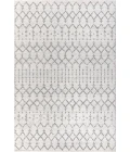 Moroccan HYPE Boho Vintage Diamond Cream/Gray 5 ft. x 8 ft. Area Rug