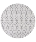 Jonathan Y MOROCCAN HYPE Cream MOH101B 3ft. Round Rug