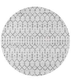 Jonathan Y MOROCCAN HYPE Cream MOH101B 3ft. Round Rug