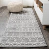 Jonathany Moroccan Hype MOH101C Gray/Ivory Area Rug 2 ft. 3 in. X 8 ft. Runner