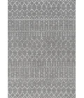 Moroccan HYPE Boho Vintage Diamond Gray/Ivory 3 ft. x 5 ft. Area Rug