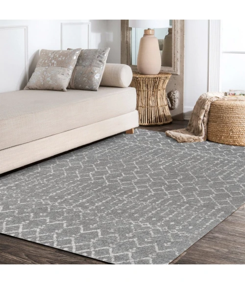 Jonathan Y MOROCCAN HYPE Gray MOH101C 10ft. X 14ft. Rect. Rug