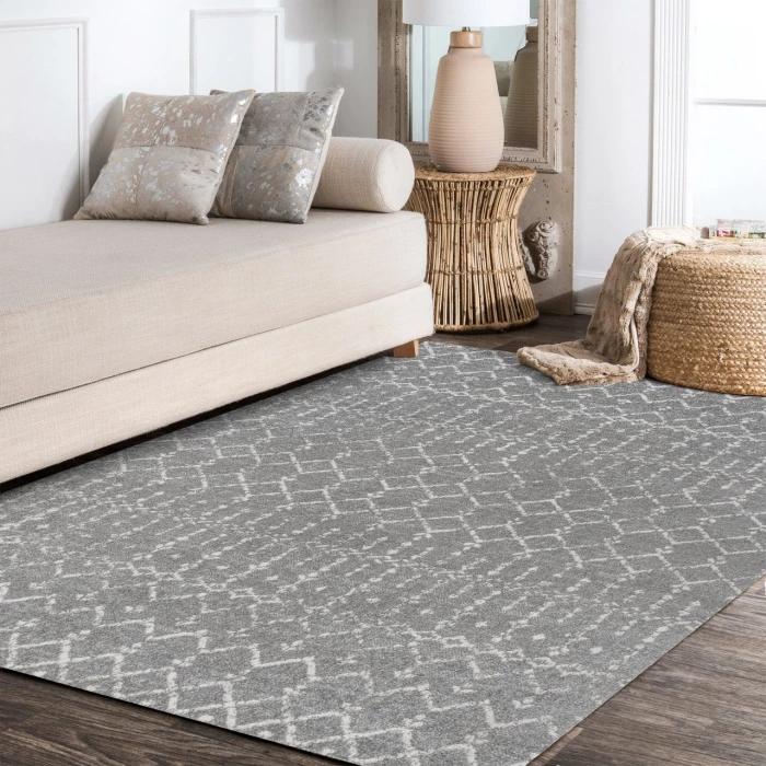 Jonathan Y MOROCCAN HYPE Gray MOH101C 9ft. X 12ft. Rect. Rug