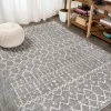 Jonathany Moroccan Hype MOH101C Gray/Ivory Area Rug 3 ft. X 5 ft. Rectangle