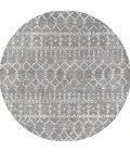 Jonathan Y MOROCCAN HYPE Gray MOH101C 3ft. Round Rug