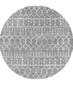 Jonathan Y MOROCCAN HYPE Gray MOH101C 3ft. Round Rug