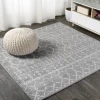 Jonathany Moroccan Hype MOH101C Gray/Ivory Area Rug 5 ft. X 5 ft. Square