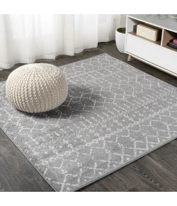 Jonathan Y MOROCCAN HYPE Gray MOH101C 6ft. Square Rug