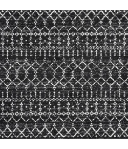 Jonathan Y MOROCCAN HYPE Black MOH101D 7ft. Square Rug