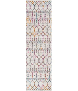 Jonathany Moroccan Hype MOH101E Ivory/Multi Area Rug 2 ft. 3 in. X 8 ft. Runner