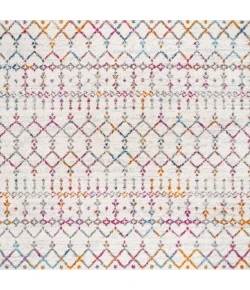 Jonathany Moroccan Hype MOH101E Ivory/Multi Area Rug 5 ft. X 5 ft. Square