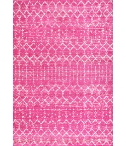 Jonathany Moroccan Hype MOH101G Fuchsia/Ivory Area Rug 7 ft. 9 in. X 10 ft. Rectangle