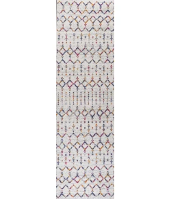 Jonathany Moroccan Hype MOH101H Cream/Multi Area Rug 2 ft. 3 in. X 8 ft. Runner
