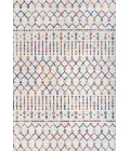 Moroccan HYPE Boho Vintage Diamond Cream/Multi 5 ft. x 8 ft. Area Rug