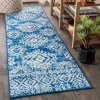 Jonathany Moroccan Hype MOH102A Blue/White Area Rug 2 ft. 3 in. X 8 ft. Runner