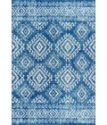 Moroccan HYPE Boho Vintage Tribal Blue/White 4 ft. x 6 ft. Area Rug