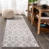Jonathany Moroccan Hype MOH104A Dark Gray/Cream Area Rug 2 ft. 3 in. X 8 ft. Runner
