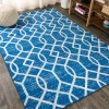 Jonathany Moroccan Hype MOH104B Blue/Gray Area Rug 3 ft. X 5 ft. Rectangle