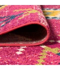 Tribal Love Geometric Pink/Multi 2 ft. x 8 ft. Runner Rug