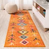 Jonathany Moroccan Hype MOH105C Orange/Multi Area Rug 2 ft. 3 in. X 8 ft. Runner