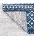 Arta Moroccan Vintage Geometric Rug Navy/Cream 2 ft. x 8 ft. Runner Rug