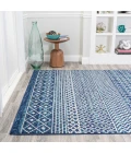 Arta Moroccan Vintage Geometric Rug Navy/Cream 4 ft. x 6 ft. Area Rug