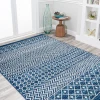 Jonathany Moroccan Hype MOH106A Navy/Cream Area Rug 3 ft. X 5 ft. Rectangle